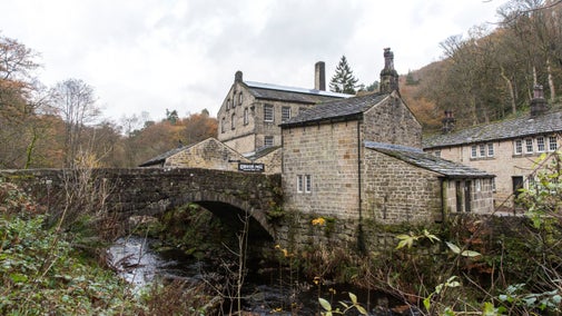 Gibson Mill in autumn at Hardcastle Crags, West Yorkshire